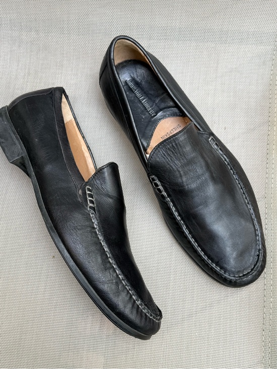Other - Johnston & Murphy Black Leather Driving Shoes Made in India #2778 Men's size 11